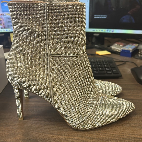 Steve Madden Catwalk Rhinestone Boots - Picture 4 of 6